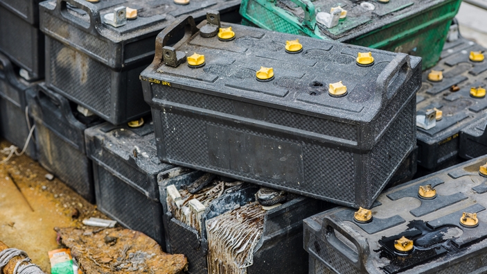 Baterías de litio para reciclar