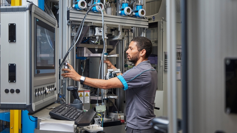 Instalaciones de calibración de Endress+Hauser Flow en Reinach (Suiza).