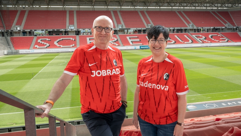 The hosts of the Innovators’ Meeting: Dr Andreas Mayr and Dr Christine Koslowski.