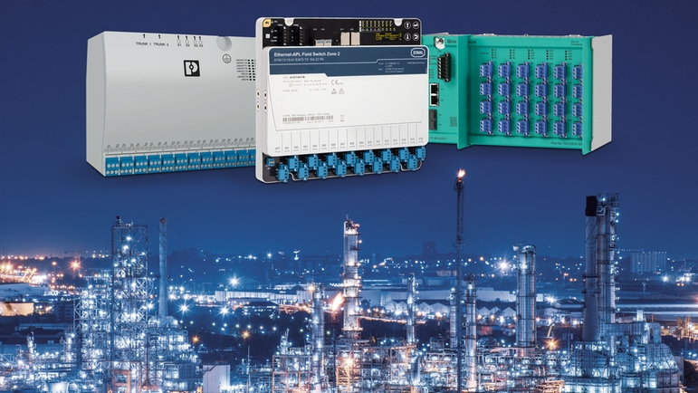 Conmutador de campo Ethernet-APL del colaborador de Endress+Hauser, Pepperl&Fuchs