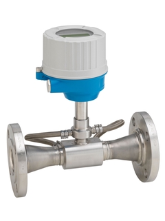 Imagen del medidor de flujo Proline Prosonic Flow E 100 para medir el agua desmineralizada en los servicios públicos