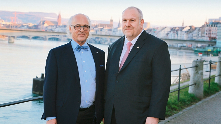 Klaus Endress (izquierda) y Matthias Altendorf