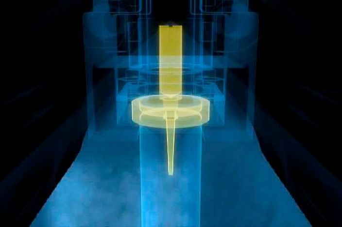 Animación en la que se explica el principio de medición de caudal Vortex