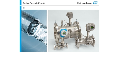 Portada del libro electrónico - Proline Prosonic Flow G 300 y Prosonic Flow G 500