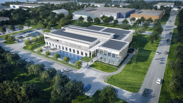 Nuevos edificios de oficinas con energía solar fotovoltaica y bombas de calor para reducir la huella de carbono
