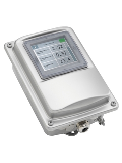 Imagen del equipo de medición de concentración Teqwave H, transmisor con caja de acero inoxidable