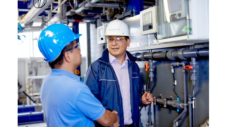 Water monitoring  in oil and gas production processes