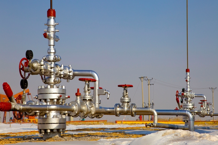 Tubería de gas en la industria de petróleo y gas