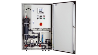 Clean water through exhaust gas wash water monitoring