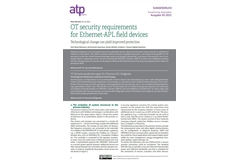 White paper sobre ciberseguridad: requisitos de seguridad de TO para equipos de campo Ethernet-APL