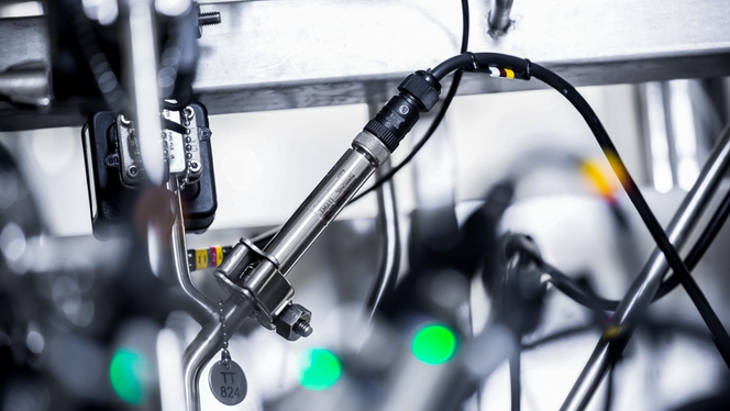 Imagen de aplicación de TM311 en un proceso higiénico de una planta