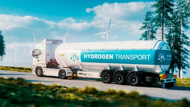 Transporte de hidrógeno por camión Transporte de hidrógeno por camión